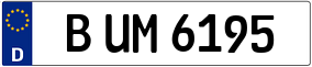 Truck License Plate